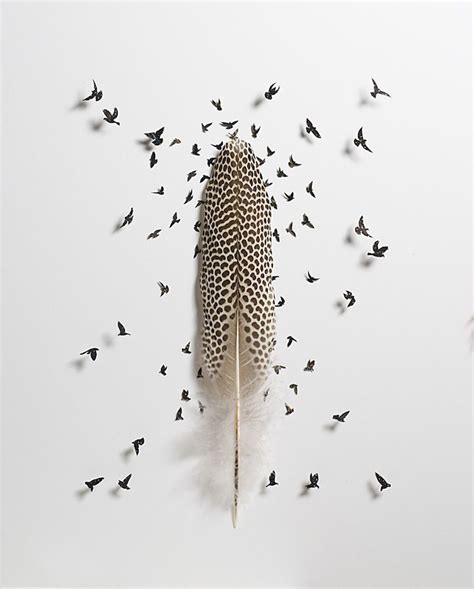 Lively Birds Carved Out of Natural Feathers - My Modern Metropolis ...