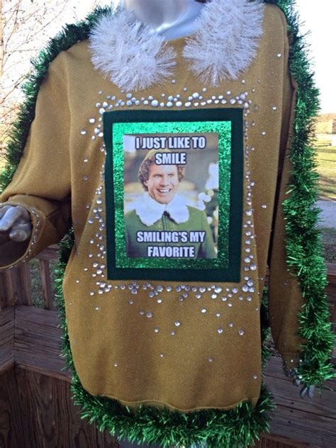 Items similar to Will Ferrell Elf Ugly Christmas Sweater on Etsy