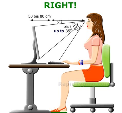 Touch Typing Technique | Digital health, Body posture, Postures