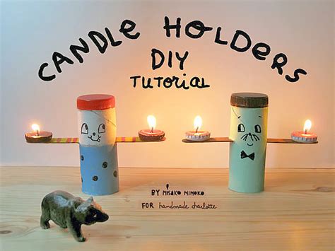 DIY Folksy Tea Light Candle Holders ⋆ Handmade Charlotte