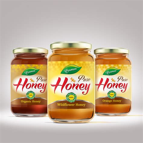 Honey Jar Label Design :: Behance