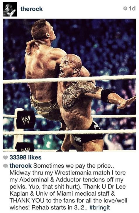 The Rock Takes To Twitter About His Injury, When He Thinks He Tore It ...