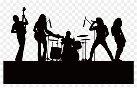 Silhouette Singing Music - Live Band Concert Background - Free ...