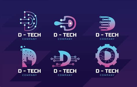TECH LOGOS | Logo design set, Technology logo, Web development logo