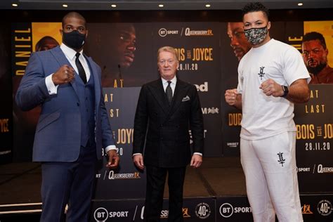 Photos: Daniel Dubois, Joe Joyce - Face-Off at Final Press Conference ...