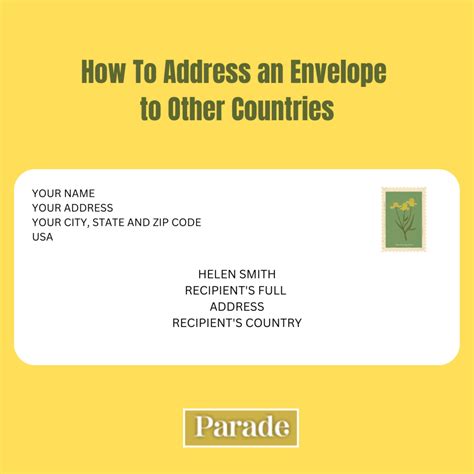 How To Address An Envelope (with Images Filled Out) - Parade