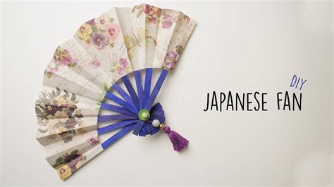 Japanese Fan | How to make a Japanese Hand Fan - The Crafter Connection