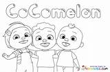 Ausmalbilder CoComelon  Kostenlos Malvorlagen Zum Ausdrucken sketch template