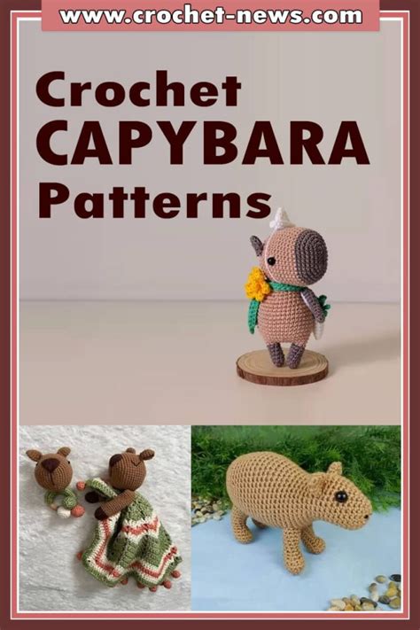 10 Crochet Capybara Patterns - Crochet News