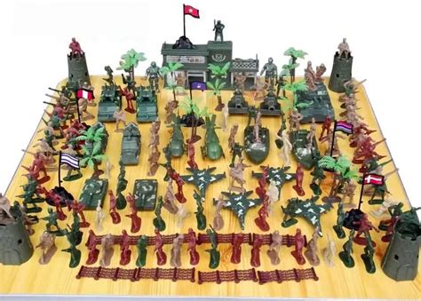 BOHS World War Ii Army Man 146pcs/set Military Model Scene Toy Airplane Tank Boy Birthday Gift ...