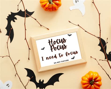 Halloween Door Sign Work From Home Do Not Disturb Sign - Etsy