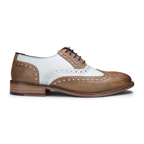 London Brogues Men's Leather Shoes Brogues Suede Tweed Shoes