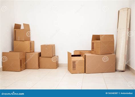 Room full of boxes stock image. Image of packing, unpacking - 56548387