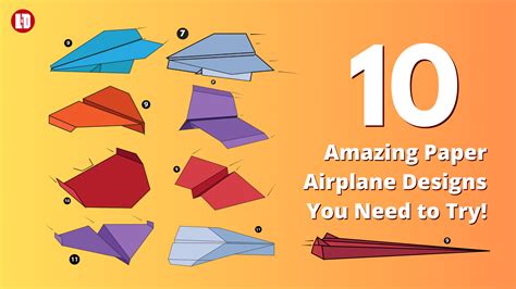 10 Amazing Paper Airplane Designs You Need to Try | Liftndrift