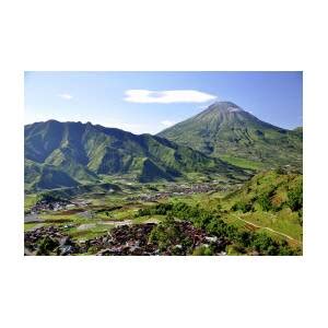 Volcano Near Dieng Plateau Photograph by Jens U. Hamburg - Fine Art America