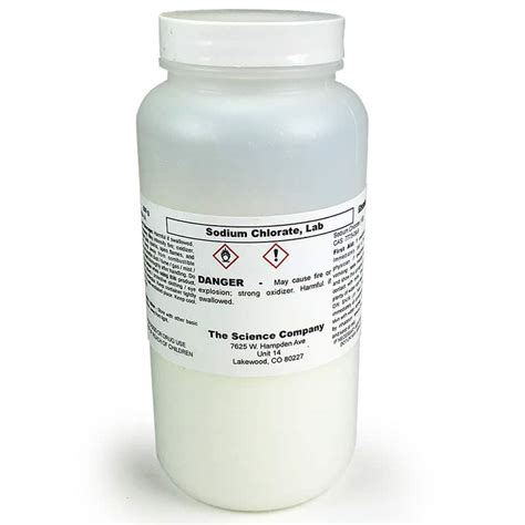 Lab Grade Sodium Chlorate, 500g for sale. Buy from The Science Company.