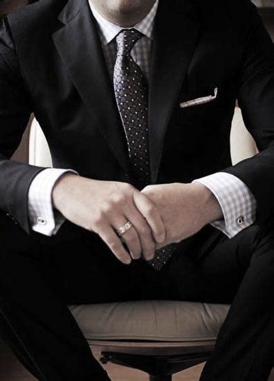 Suit Styling - Occasions Men Can Wear Cufflinks To Complement The Suit Look