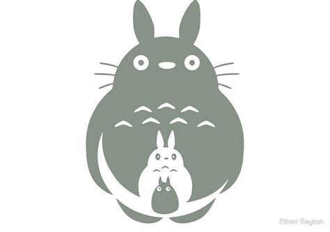 O-Totoro, Chu-Totoro, Chibi-Totoro" by Ethan Bayton | Redbubble ...