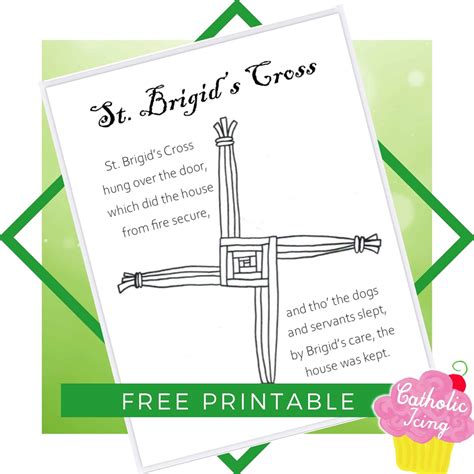 St. Brigid’s Cross Poem (Free Printable!)