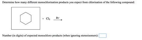 Solved Determine how many different monochlorination | Chegg.com