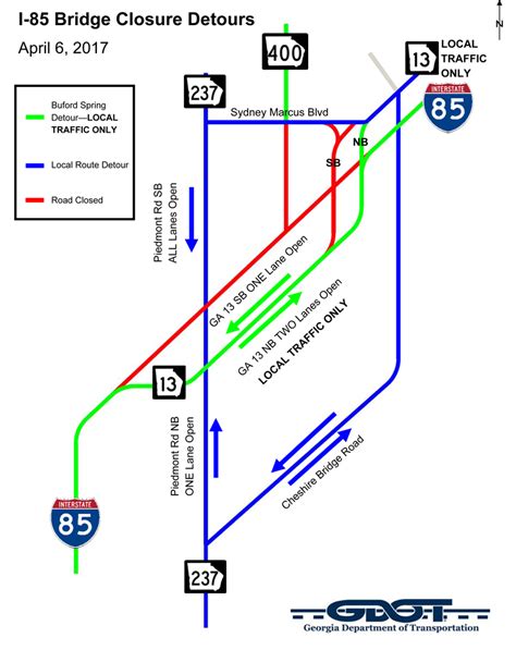 Interstate 85 in Atlanta to Be Repaired by June 15, 2017? - The GateThe ...