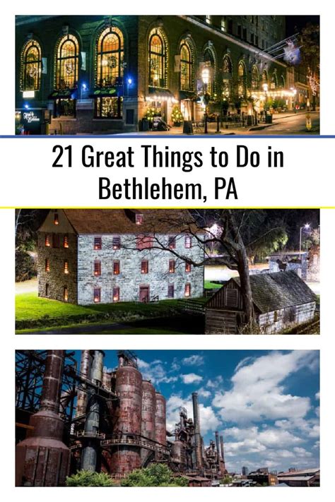 21 Great Things to Do in Bethlehem, PA (and the Rest of Northampton ...