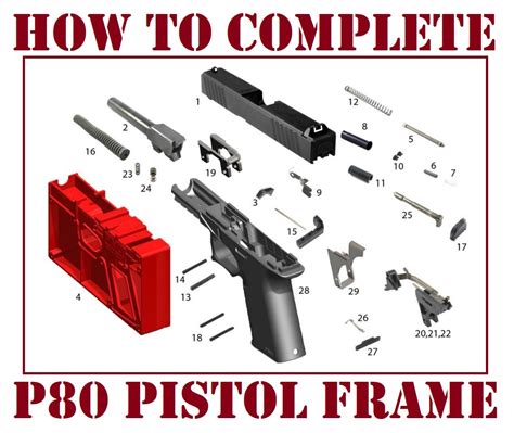 How to Complete a P80 Pistol Frame - Gun Builders Depot