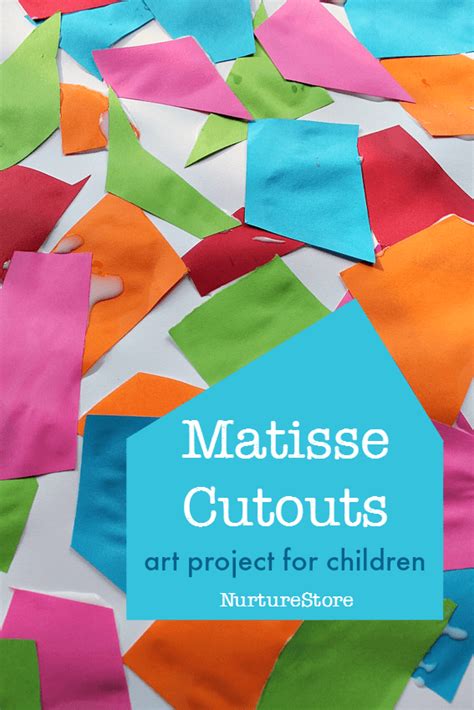 Henri Matisse The Snail Cutouts art project for children - NurtureStore