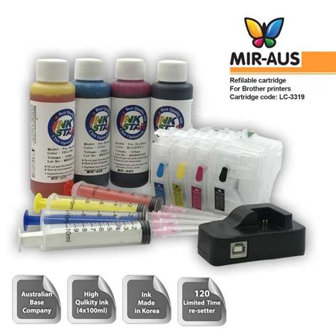 Refillable Ink Cartridges Suits Brother MFC-J6930DW