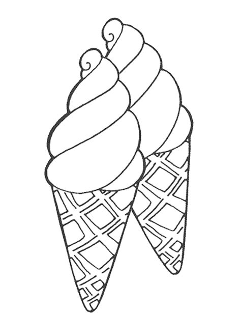 Printable Ice Cream Cone Coloring Pages at GetColorings.com | Free ...