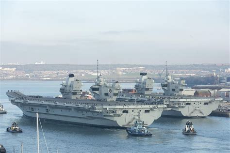 HMS Queen Elizabeth and HMS Prince of Wales [1664 × 1110] : WarshipPorn