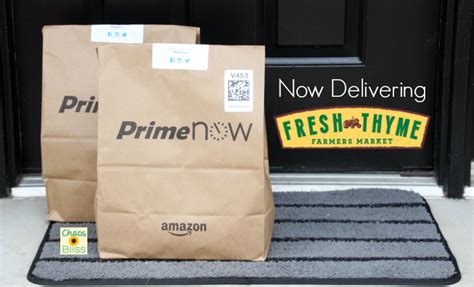 Amazon Prime Now Fresh Thyme Delivery Review