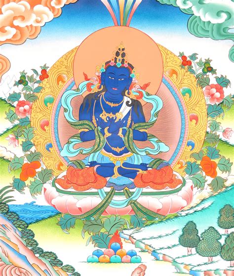 Vajradhara - Protector of Vajrayana Buddhism | Exotic India Art