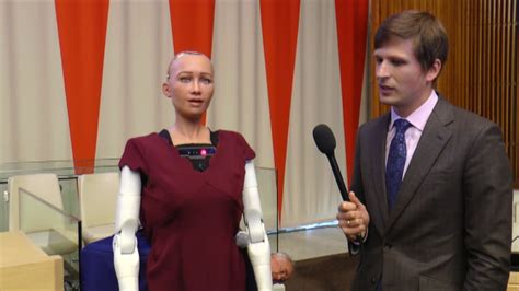 Interview with Sophia the robot - YouTube