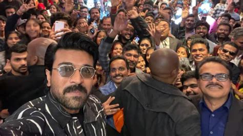 Ahead Of Golden Globe Awards, 'RRR' Star Ram Charan Clicks Selfies With ...