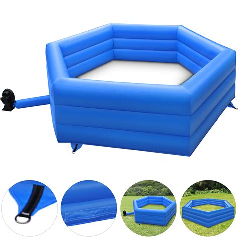 VEVOR 15 ft Gaga Ball Pit, Inflatable with Electric Air Pump, Gagaball ...