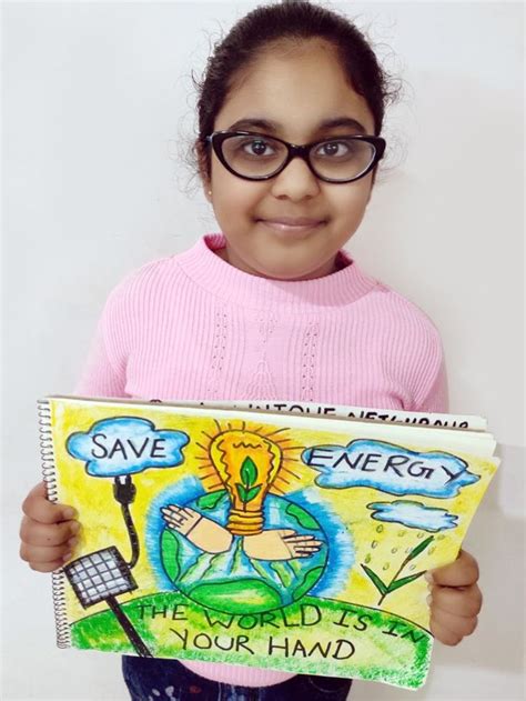 Presidium | School in Indirapuram | Energy conservation day, Art poster design, Save energy poster