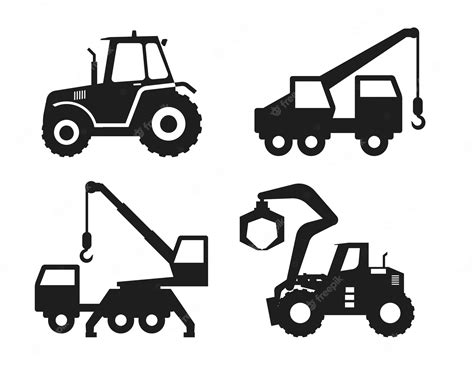 Premium Vector | Truck collection isolated vector silhouette