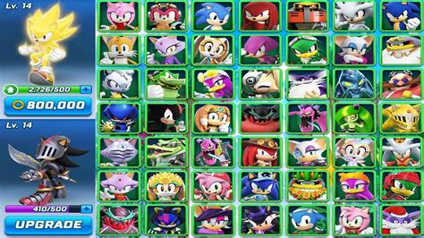 Sonic Forces Speed Battle - All Characters(51) Running 1 Game - Super ...