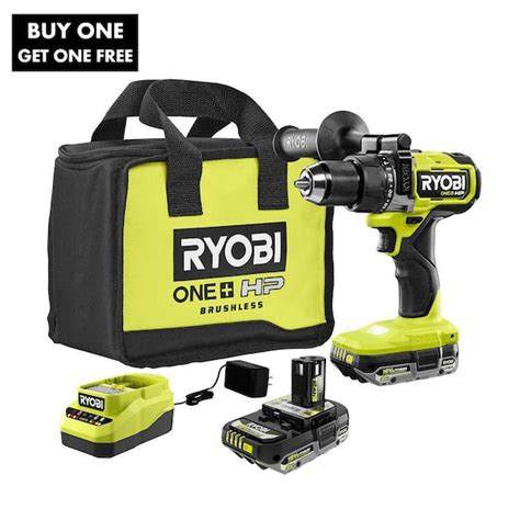 Home Depot: Ryobi ONE+ HP 18V Brushless Cordless 1/2 in. Hammer Drill ...