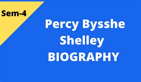 Percy Bysshe Shelley Biography His Life and Literature | No1