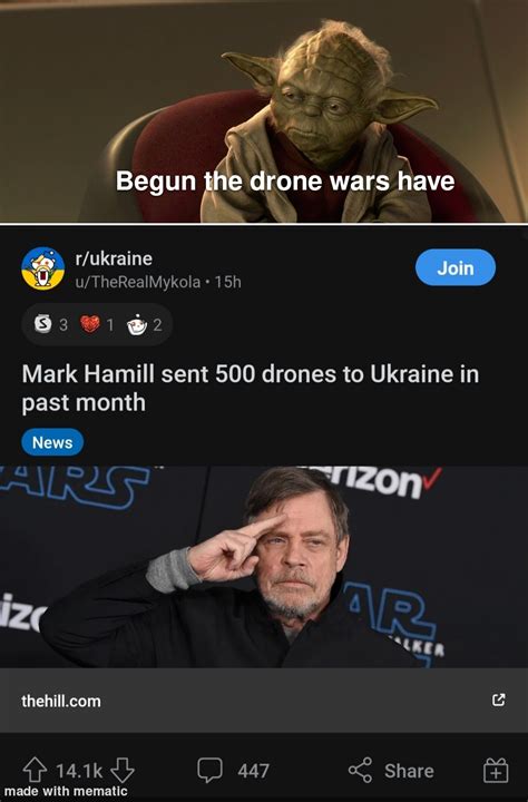 The drone wars have begun. : r/starwarsmemes