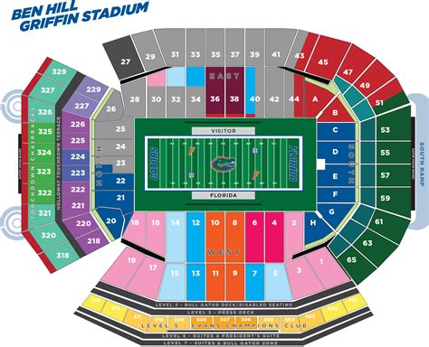 Gators Stadium Seating Chart - Stadium Seating Chart