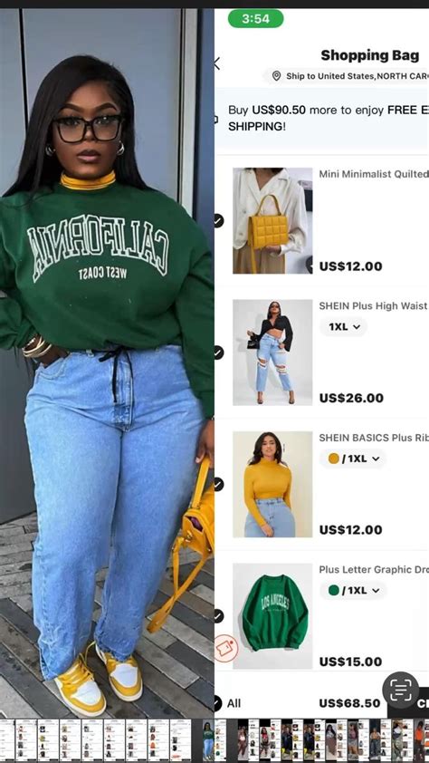 Plus size shein carts😍🫶🏾 | Shein outfits, Plus size baddie outfits, Plus size fashion