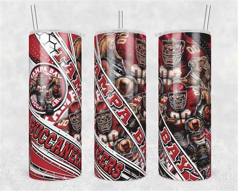 Tampa Bay Buccaneers Mascot Tumbler Wrap, 20oz Tumbler Wrap - SvgBdaDesigns