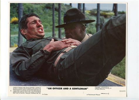 An Officer and a Gentleman-Richard Gere and Louis Gossett Jr.-color ...