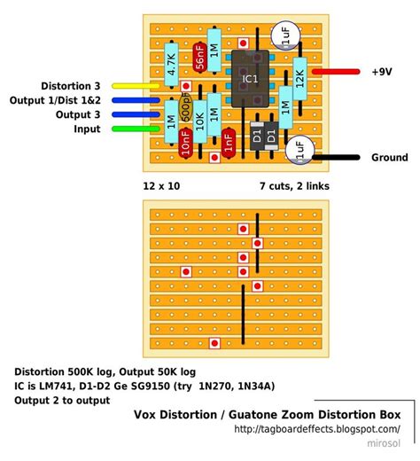 Metal Distortion Pedal Schematic