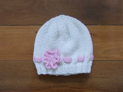 PDF Flower Hat Knitting Pattern - Etsy