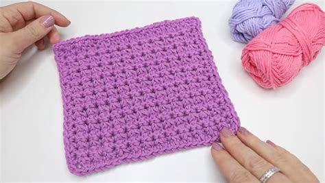 Easy Crochet Washcloth Tutorial