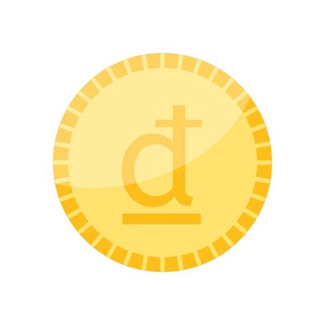 Vietnam's currency symbol coin . 11255663 Vector Art at Vecteezy